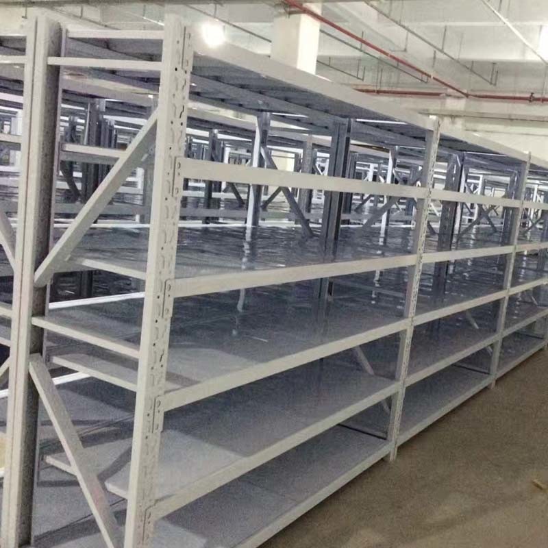 Industrial Rivet Shelving 5 Tier Warehouse Storage Rack With Powder Coating Finish