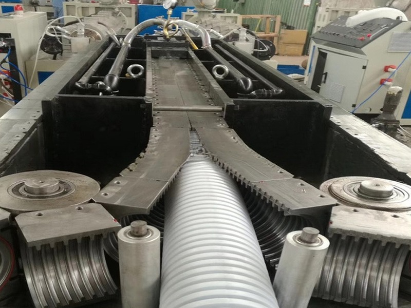 High-Class PVC Single Wall Corrugated Pipe Extruder Machine