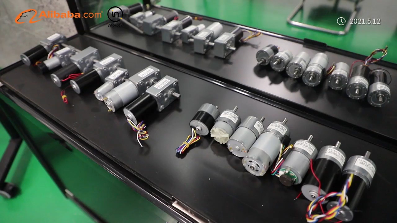 5840-3650 40rpm BLDC Brushless DC Gear Motor High Torque Silent For Curtain Machine