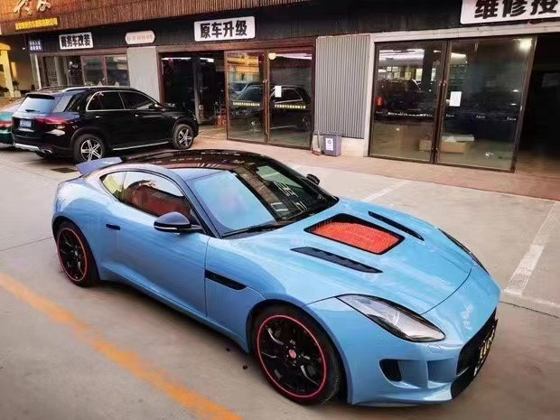 High Quality Carbon Fiber F-type Carbon Fiber Hood for Jaguar F-Type Upgrade IMP Style Hood