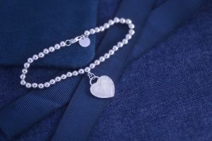 ODM Infinity Bead Love Sterling Silver Bracelet Bangle For Girlfriend