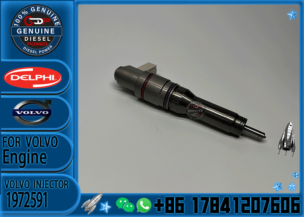 Genuine Original Diesel Fuel Injection Common Rail F2P Euro 6 DAF Smart Injector 1972591 BEBJ1D00003 for Paccar MX13 US13