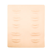3D Permanent Makeup Practice Skin Silicone Mannequin Head Eyeliner Eyebrow Lips Permanent Makeup