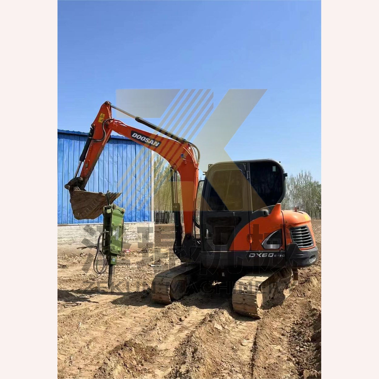 Doosan DH-60 DX60 Excavator Doosan DH60-7 in Good Condition Shanghai