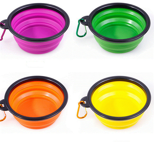 Large 80g Pet Feeder Bowl 1100ml Collapsible Water Bowl