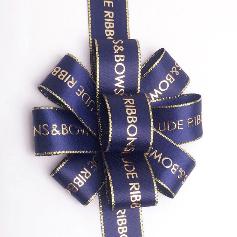 Customized Polyester Satin Ribbon Flowers For Party Decoration