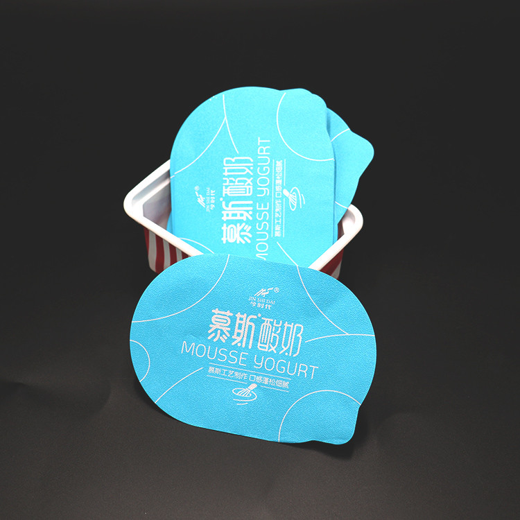 juice cup 84mm Aluminium Foil Sealing Lids VMPET BOPP Pre Cut Lids