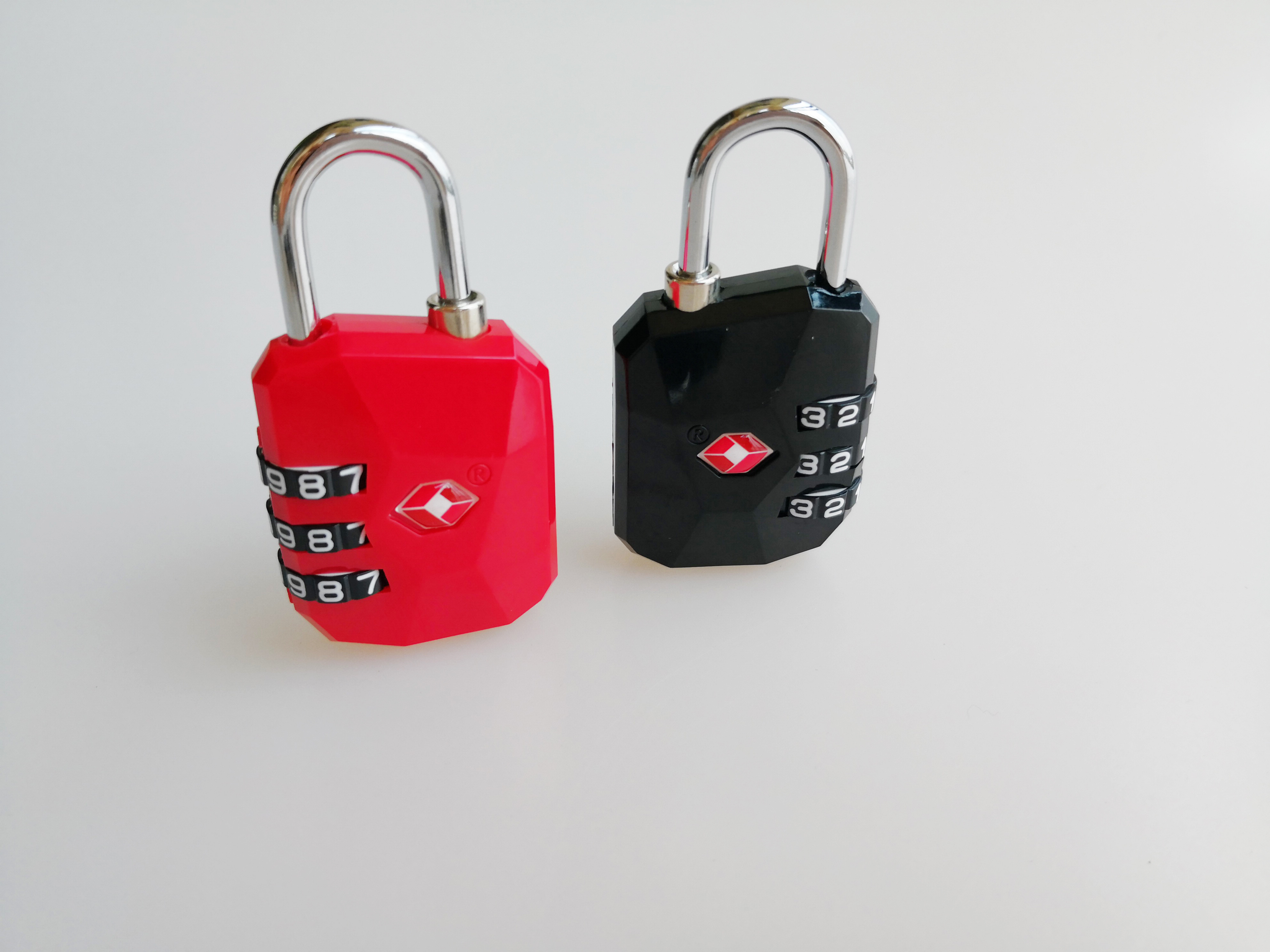 3 Number TSA Cable Lock 63g Color Customized Easy Operate Free Samples