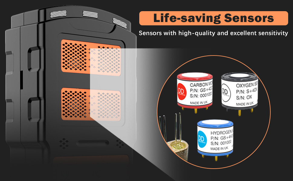 Dustproof Portable Multigas Detector Monitor For LEL Oxygen H2S CO Carbon Monoxide