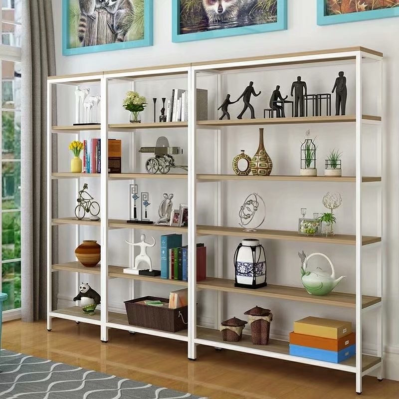 Grocery Store Metal Wood Supermarket Gondola ShelvingMetal/Wooden/Acrylic Display Shelf for Clothing/Shoes/Jewelry/Watch