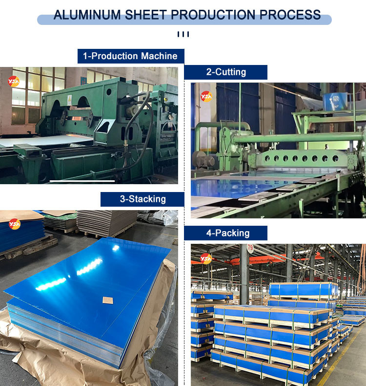 5052 6061 SGS Aluminium Sheet Plate T6 6063 7075 2mm 3mm 4mm