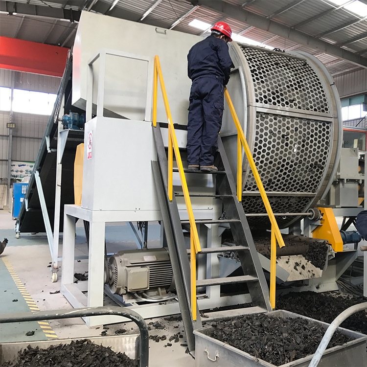 Tyre Shredder Recycling Machine Rubber Crusher Production Line