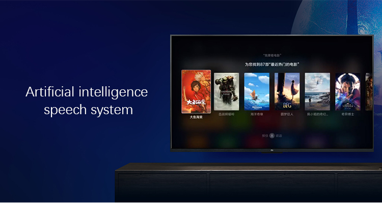 Global Versiom Xiaomi Mi Smart TV UHD 55 inch 4K 3840*2160 Resolution 64 Bit Quad Core 2GB 8GB Xiaomi TV 4K
