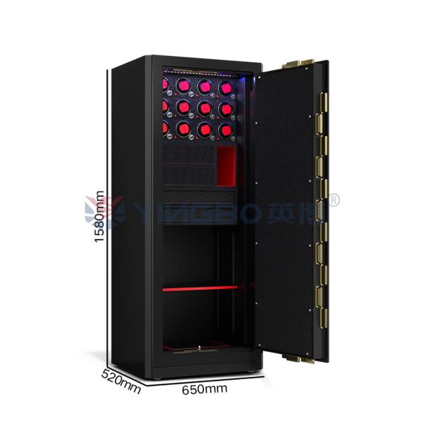 Biometric Fingerprint Lock Jewelry Safes For Sale With 7 Open Ways Luxury Watch
