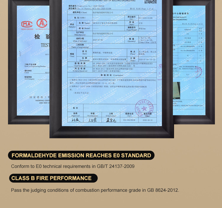 OEM ODM WPC Fluted Wall Panel Interior Formaldehyde Free