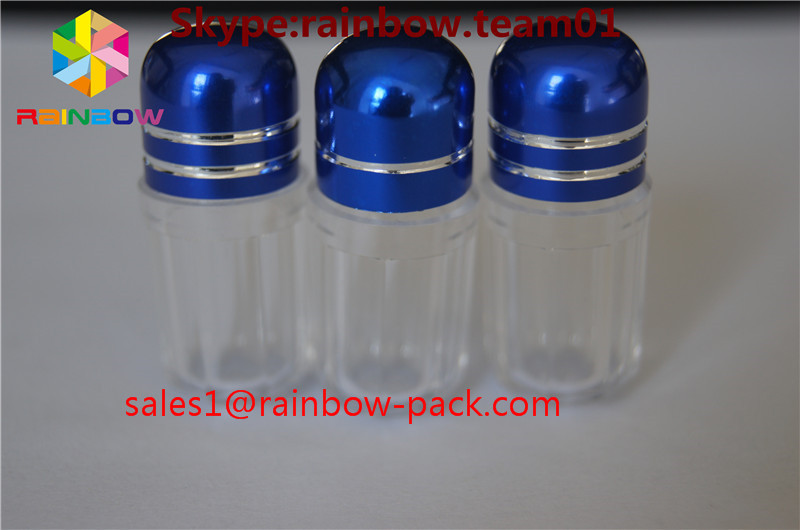 plastic pill bottles for sale rhino 13 empty capsule bottle for sex pill mini waterproof pill box metal pill capsule
