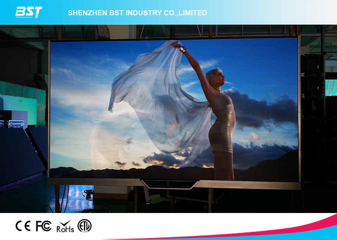 P2.5 indoor advertising LED Display, HD Flexible LED Video Display 480 x 480mm Cabinet Size