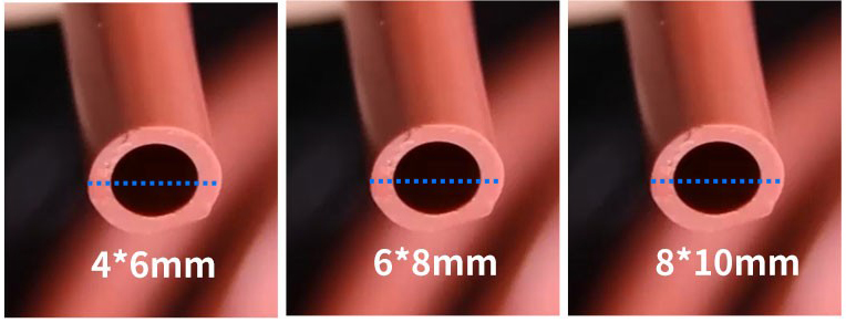 Customize Silicone Rubber Hose Tube for Peristaltic Pump 2.5mm Thickness and Durable