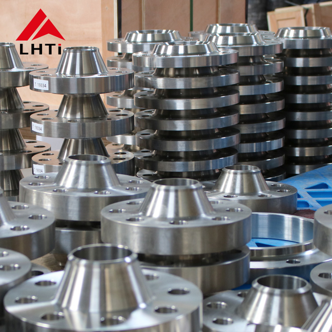 Forged WN Weld Neck Flange Industrial High Pressure Titanium Flange 0