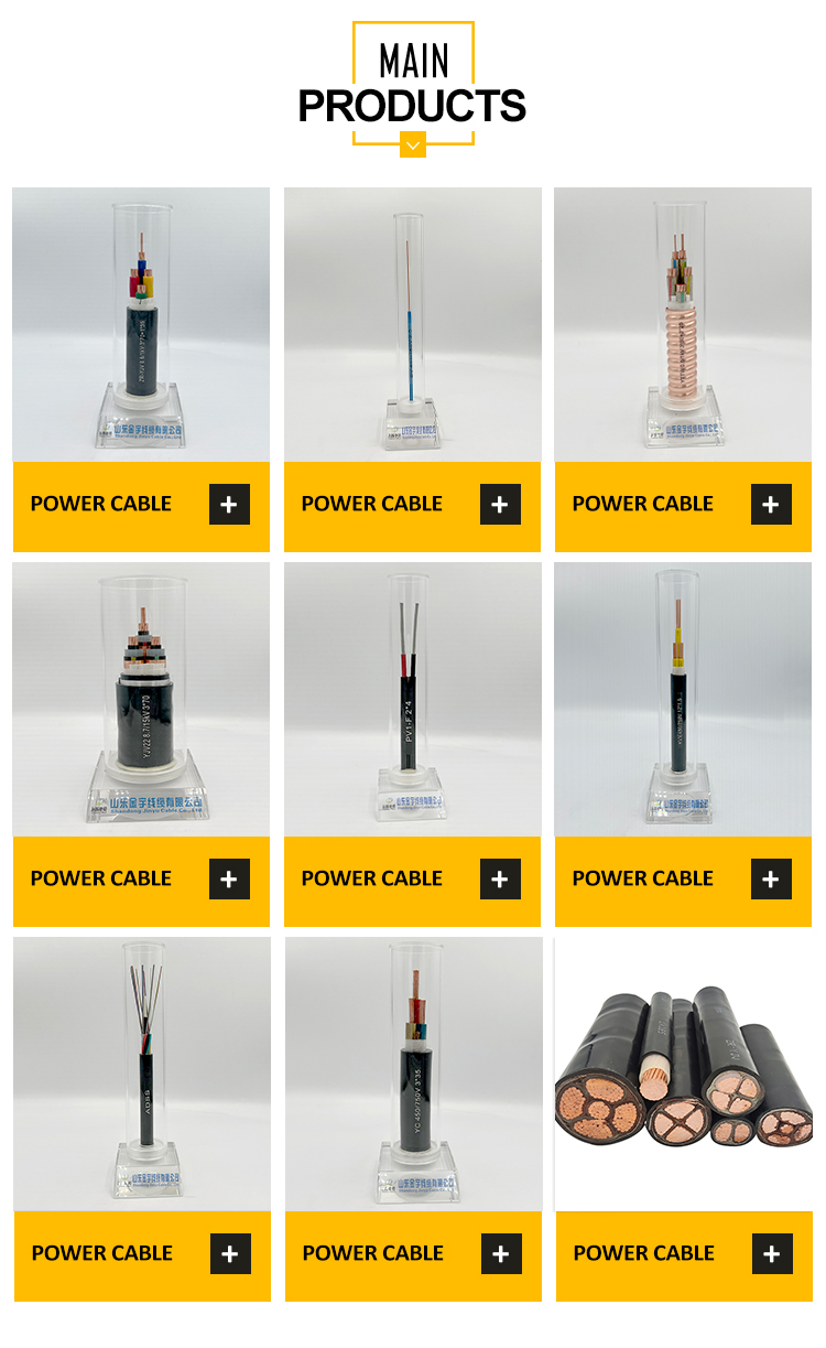 3 Core 1.5mm Flexible Copper Cable RVV H05vv-f with Stranded Conductor and Insulation