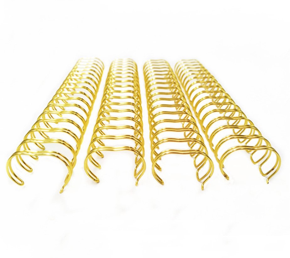 Dia0.7mm Double Loop Binding Wire Metal Material For Notebook