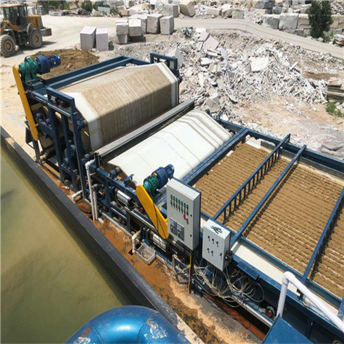 Solid Liquid Separation Belt Filter Presses Machine For Sludge Dewatering
