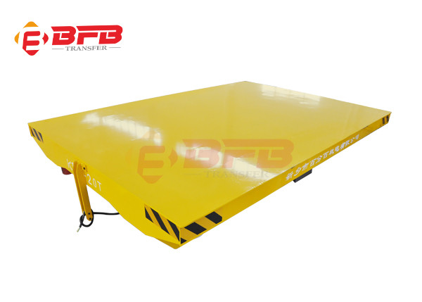 16 Ton Cable Drum Powered Transfer Trolley On Rails For Steel Plant