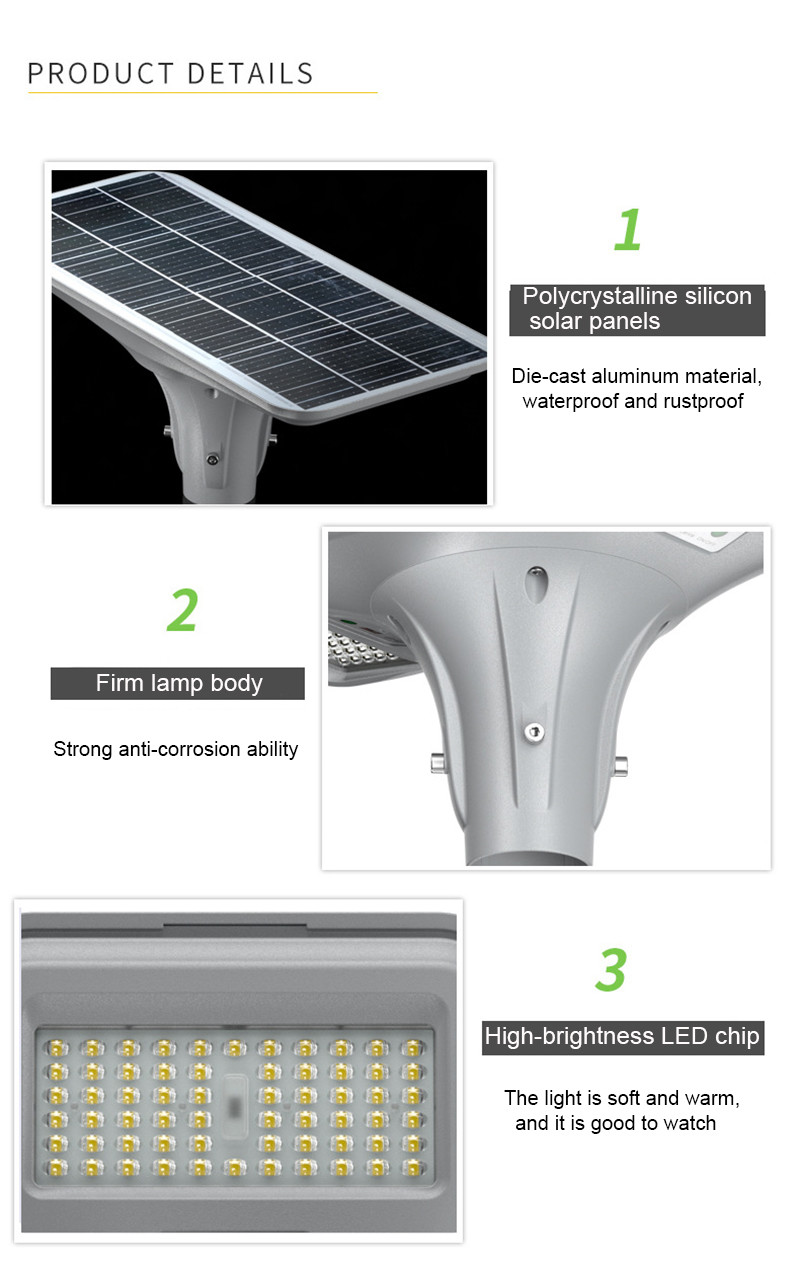 200W 3.2V Outdoor Lawn Solar Garden Lights Solar LED Bollard Lights Remote Control