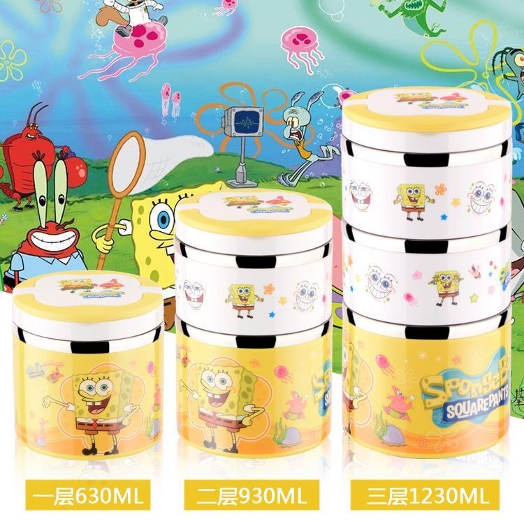 2016 nwe style several pattern stainless steel round food container ,food carrier,lunch box,food lunch container