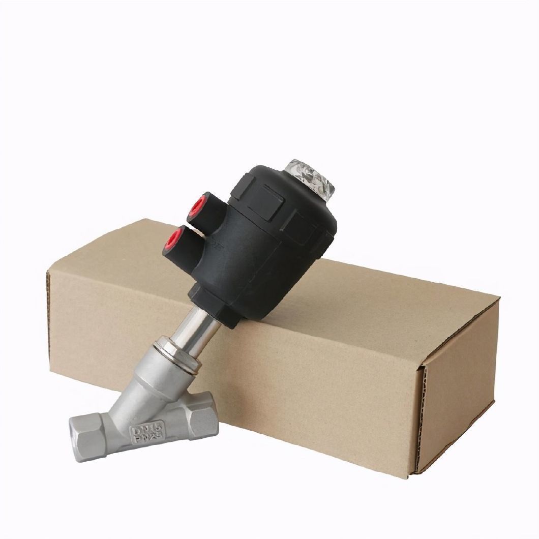 Hot Sale Piston Operated Pneumatic Stainless Steel Angle Seat Valve