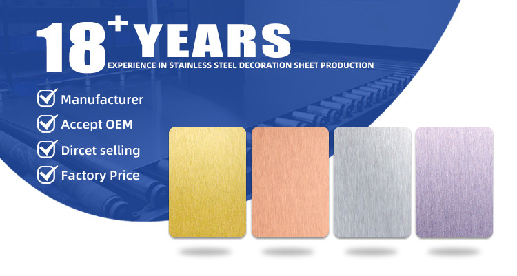 304 Brushed Stainless Steel Plate No.4 Finish Metal #4 Brushed Stainless Steel Sheet