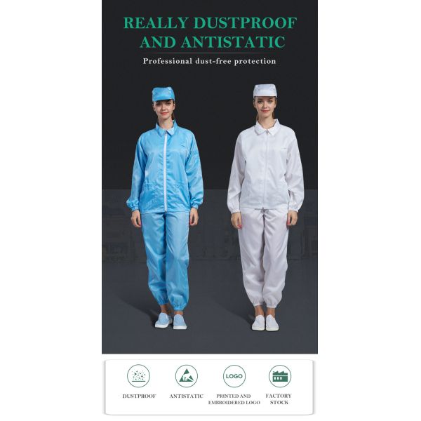 HANYANG CLEAN ESD Workwear 10e6-10e9 Ω Anti Static Unisex Washable