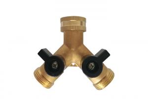 Buy cheap Forging Brass Three Way Valve Tap Female x Two Male Thread Connect product