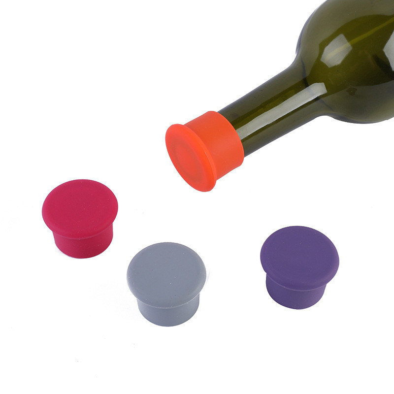Silicone Wine Stoppers Reusable Beer Bottle Cover Wine Bottle Stopper Wine Saver Wine Gifts Sealer Covers Easy To Clean