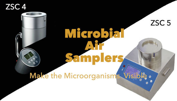 USB Rechargeable Portable Air Sampler Airflow Compensation For Clinical Operation Room 0