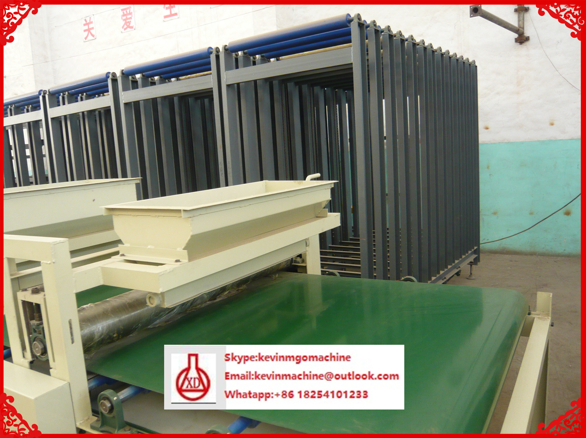 MgO Board Production Line for 2.4 m - 3.6 m Length 3 mm - 25 mm Board Thickness