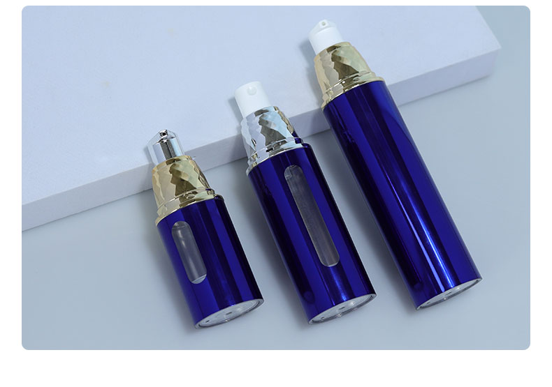 AS Material Empty Refill 20ml 30ml 50ml Plastic Airless Pump Bottle for Skin Care Sunscreen Acceptable Customer's Logo