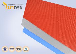 Buy cheap Suntex Woven Thermal Insulation Cloth High Silica Coated With Red Silicone Rubber product