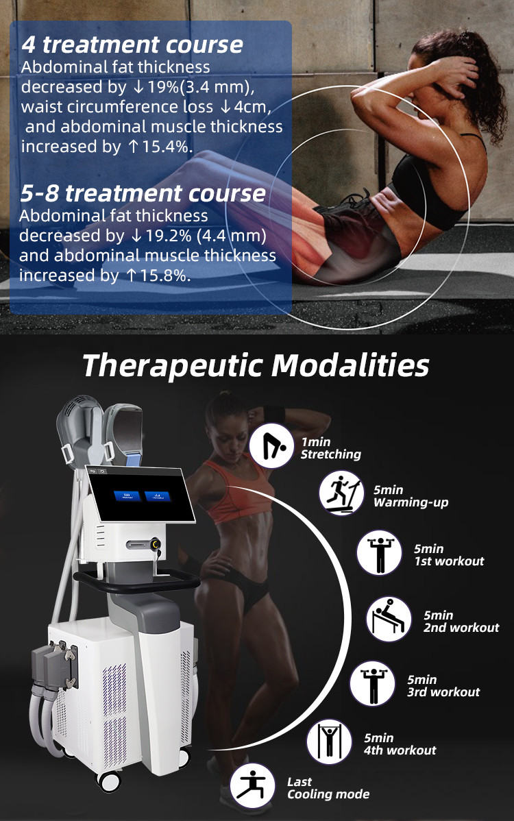 Ems Muscle Stimulator RF Ems Slim 4/2 Handles Slimming With Radio Frequency