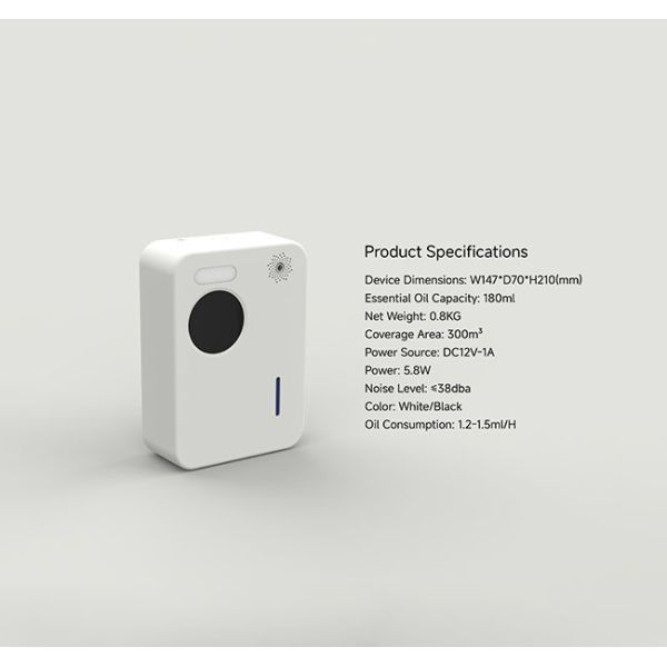 C300 Wall Mounted Smart Fragrance Diffuser Wireless Control Automatic Aroma Diffuser