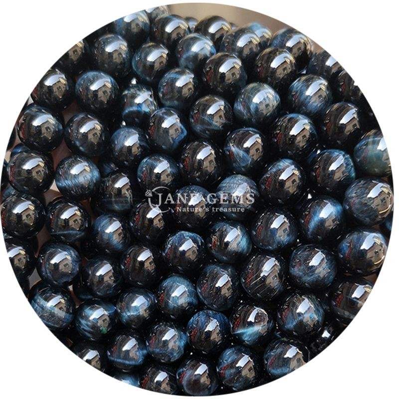 Gender-Neutral Crystal Bead Stone 8mm Tiger Eye Round Beads for Jewelry Making