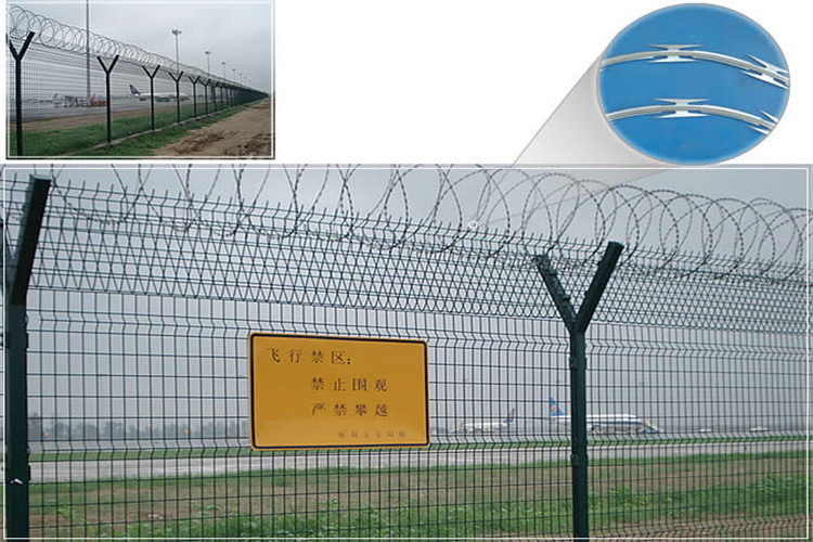 Welded Fence Panel For Airport Perimeter Security Fencing For Perimeter Fence