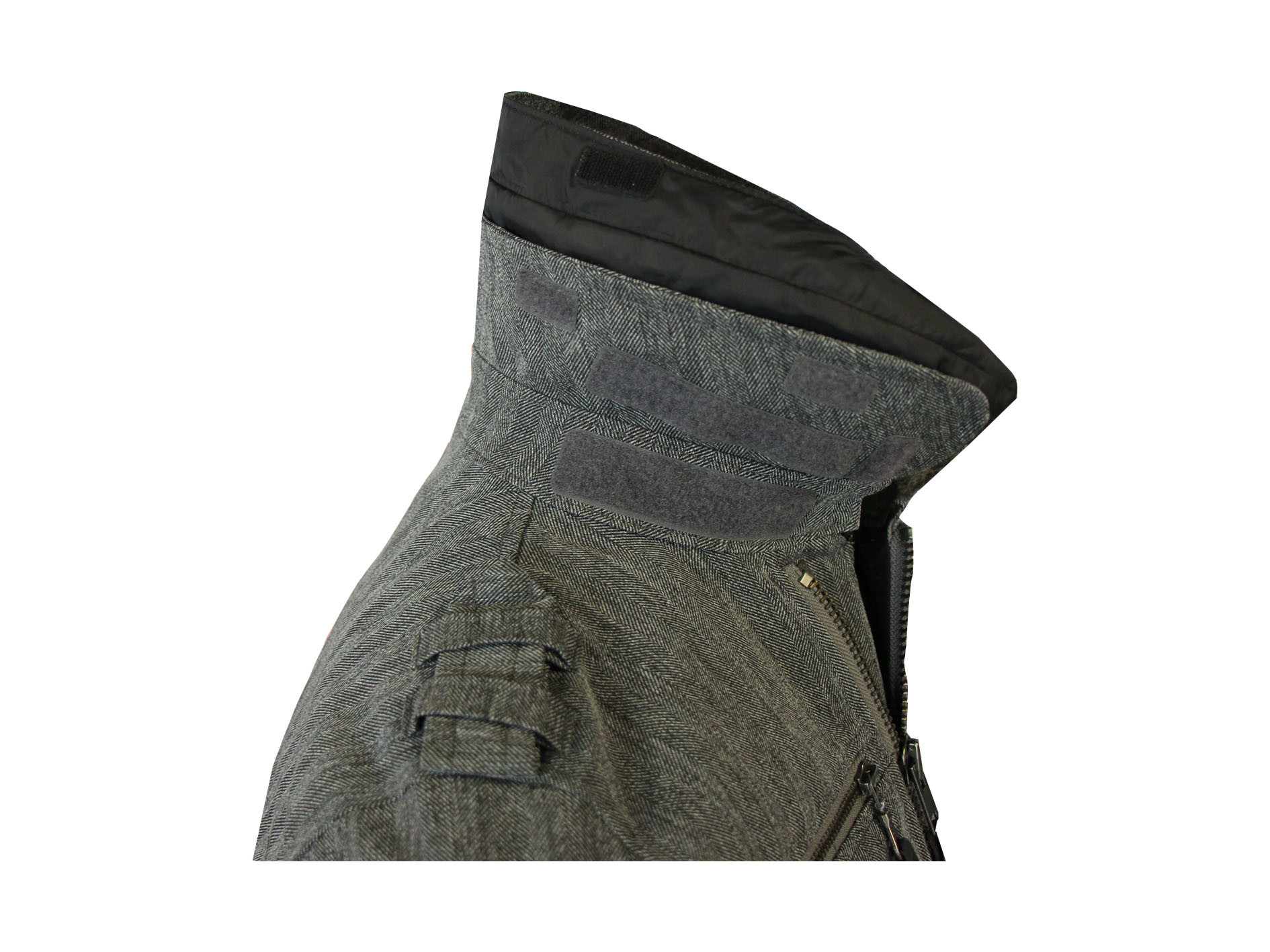 280 GSM Twill 2/1 60% Polyester 40% Cotton Winter Motorcycle Suit With Liner Lamb Fur