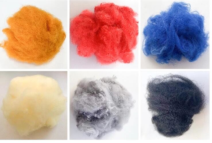 3D 51MM Recycled Polyester Staple Fiber Pink