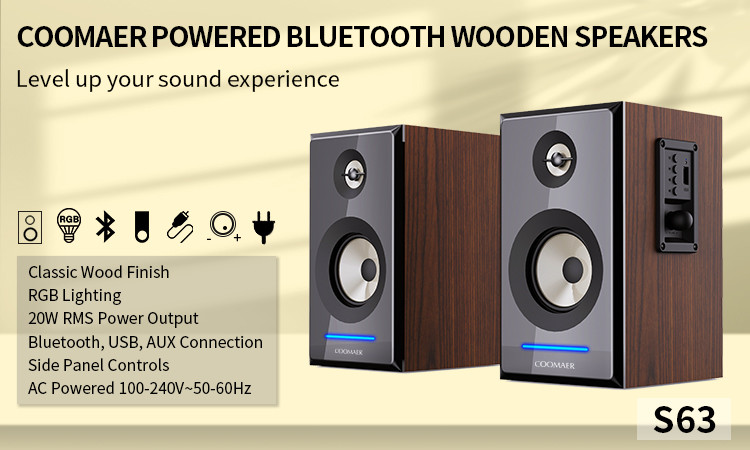 Oem Home 20 Watt Powered Bookshelf Speakers 4 Ohm Bookshelf Speakers