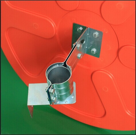 1200mm 160 Degree View Orange High Visible Convex Safety Mirror