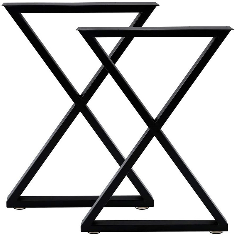 Made Aluminum "Z" Design Steel Dining/Kitchen Table Legs Industrial Style Product