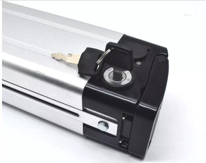 E Bike Replacement Battery 1000W 24V 36V 48V 10ah 15ah 20ah Vacuum Cleaner Battery Bicycle Battery 18650 Cell Downtube Silver Fish Style Battery Pack