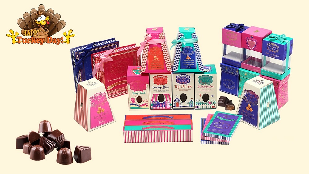 luxury design chocolates boxs custom cardboard chocolate packaging