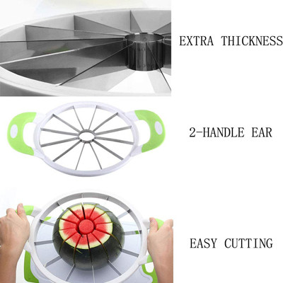 Multifunctional Stainless Steel Handheld Round Divider For Watermelon Fruits
